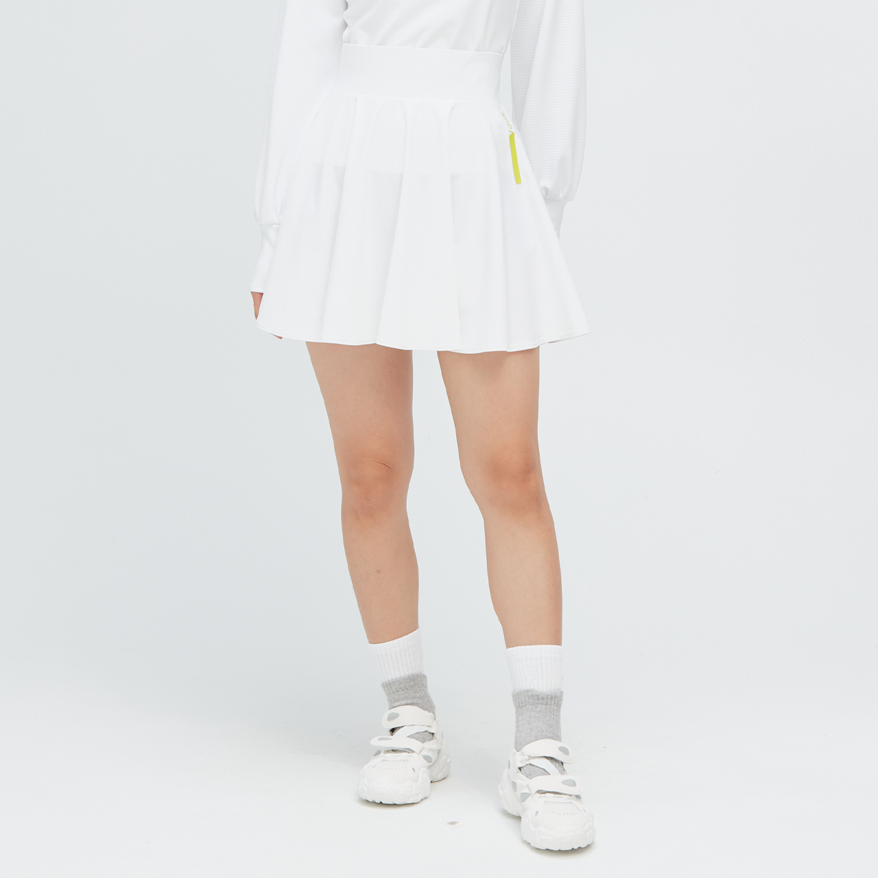 抗菌高腰吸排短圓裙【多色】