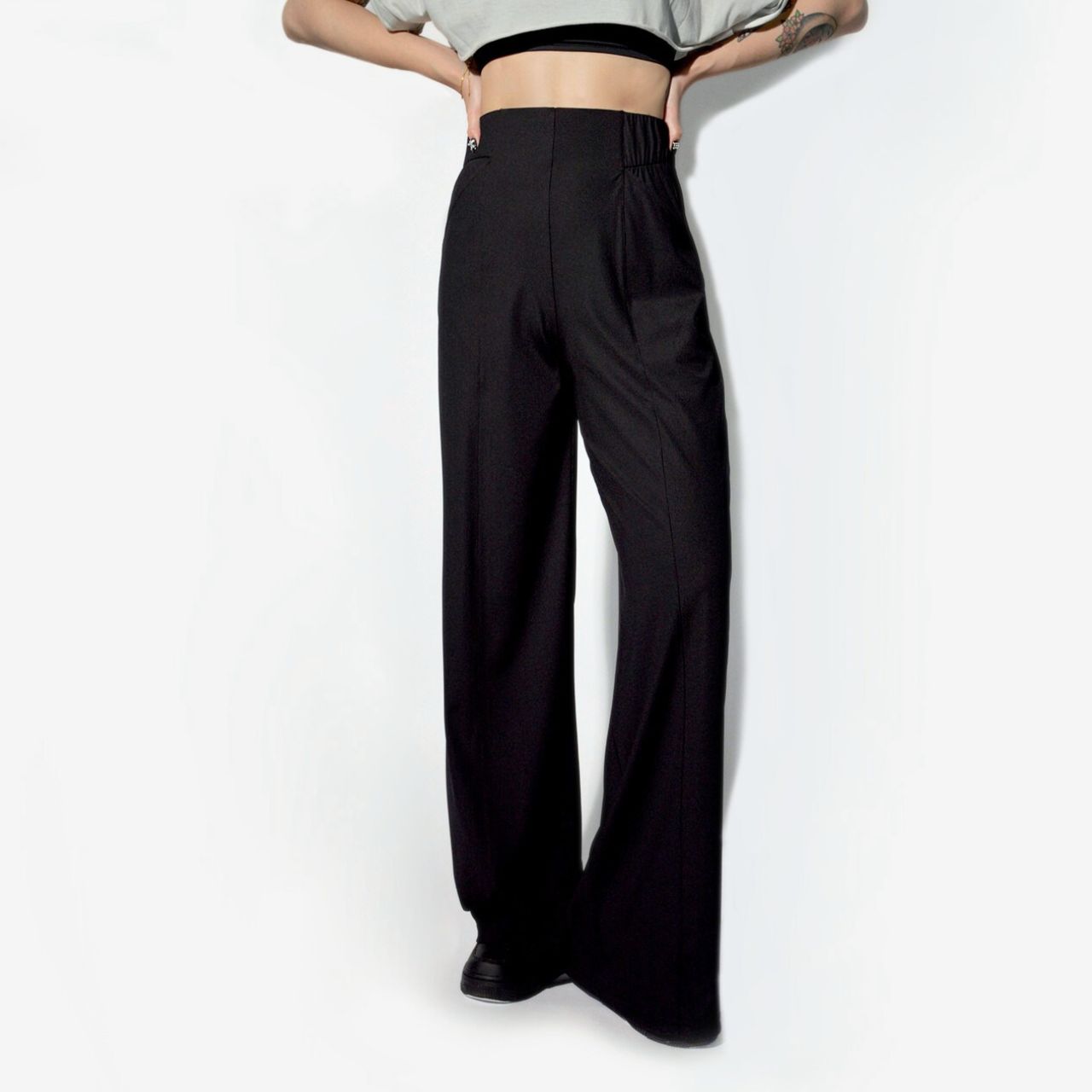 ULTRACOOL-3D剪接羅紋寬褲【多色】