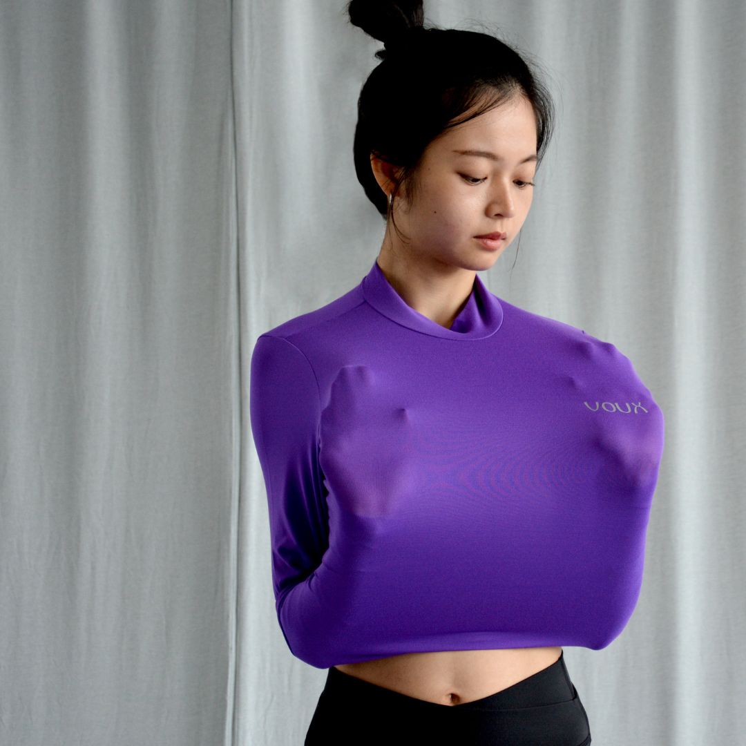 女輕薄保暖高領T【水磨毛科技恆溫】