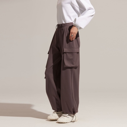 REBOOT動能-多口袋抽繩飛梭工裝褲【兩色】