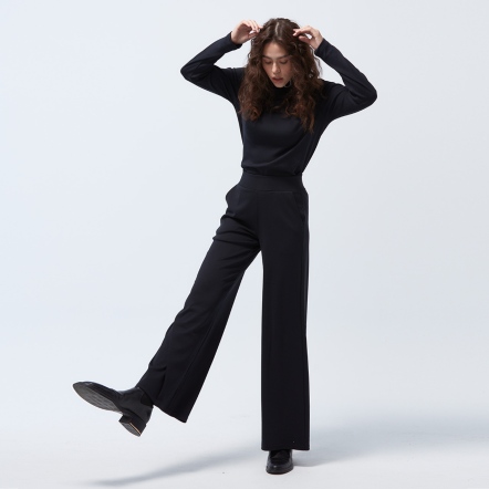 COZEE-抗菌羅紋寬褲【多色】