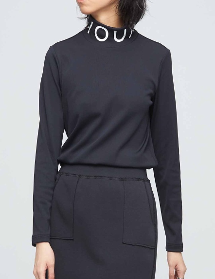 Logo高領上衣【多色】