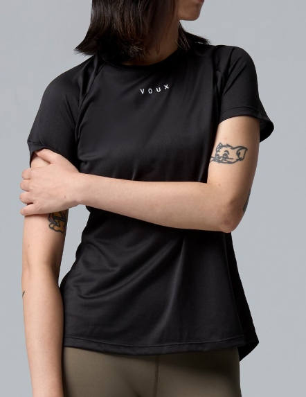 涼感後開叉有氧上衣【兩色】