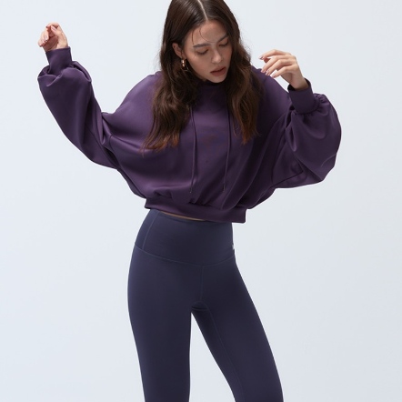 COZEE-抗菌吸排棉柔短版連帽衛衣【多色】