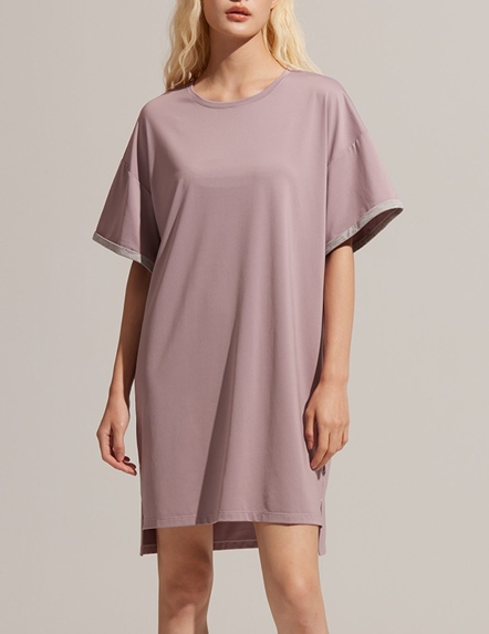 親膚寬版洋裝【兩色】