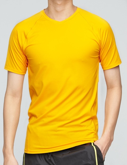 小V領修身涼感上衣【三色】