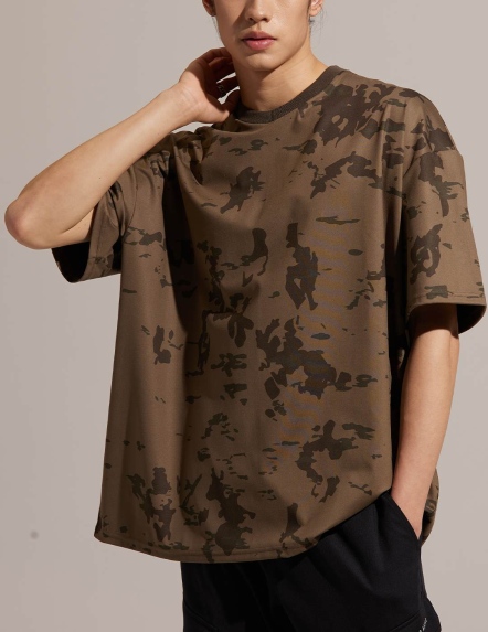 印花寬版上衣【兩色】