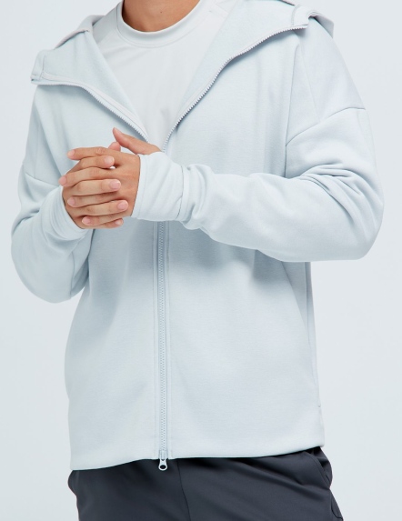 刷毛保暖連帽外套