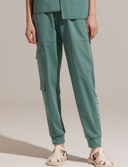 REBOOT貼袋飛梭工裝束口褲【多色】