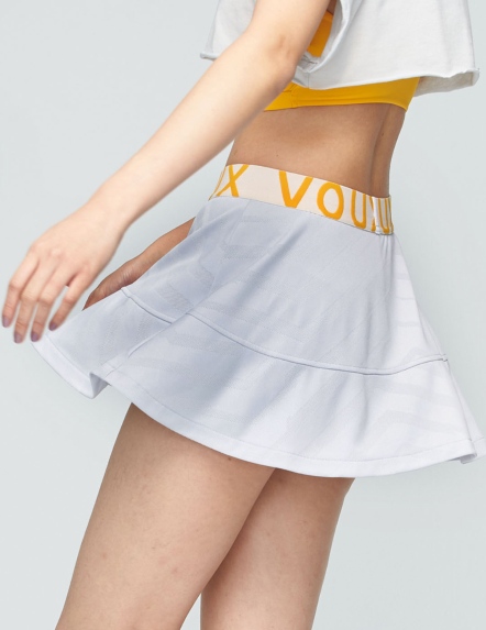 涼感透氣緹花褲裙【多色】