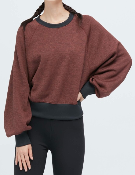 拋袖刷毛衛衣【三色】