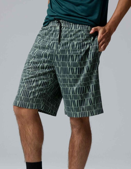 REBOOT開口綁繩休閒短褲