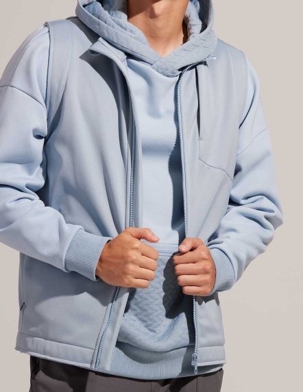 防水透濕剪邊立領背心【兩色】