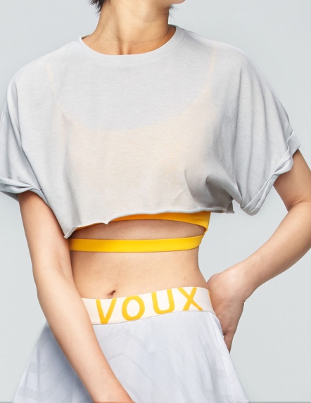 透氣捲邊罩衫【三色】