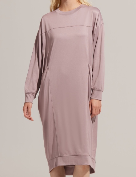 親膚大口袋繭型洋裝【兩色】