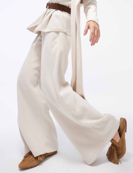 REBOOT動能-甦活華夫格寬褲