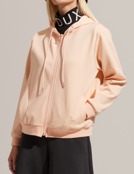 REBOOT動能-棉柔V型剪裁連帽外套【多色】