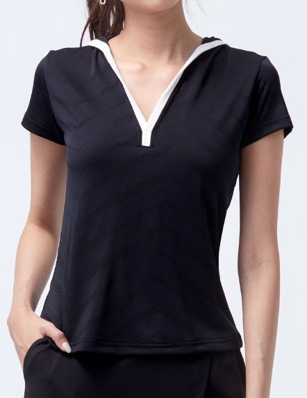 COZEE-抗菌緹花連帽上衣【三色】