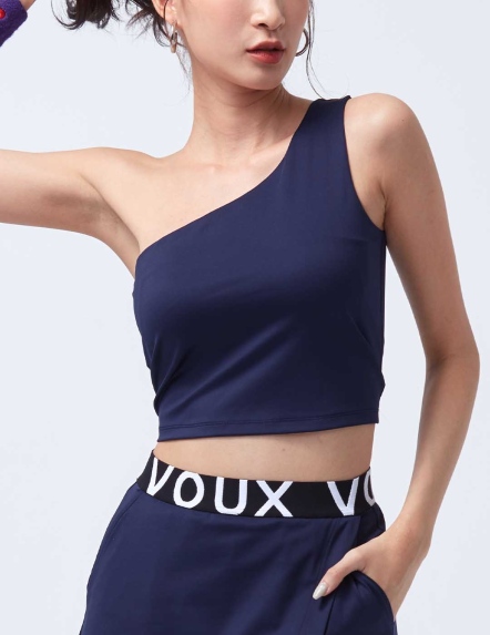 裸感水磨- 單肩Bra Top