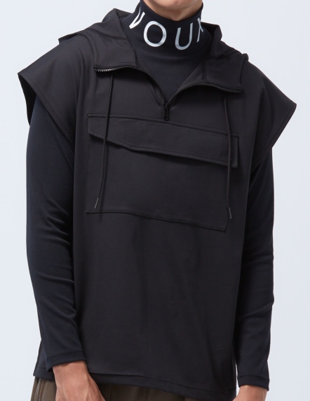 REBOOT甦活logo口袋連帽背心【三色】