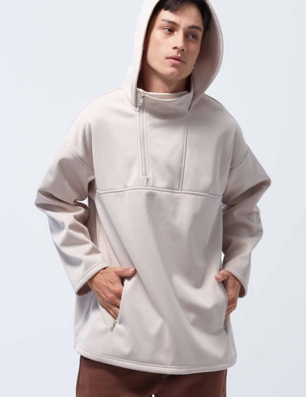 防水透濕刷毛拉鍊衝鋒衣【多色】