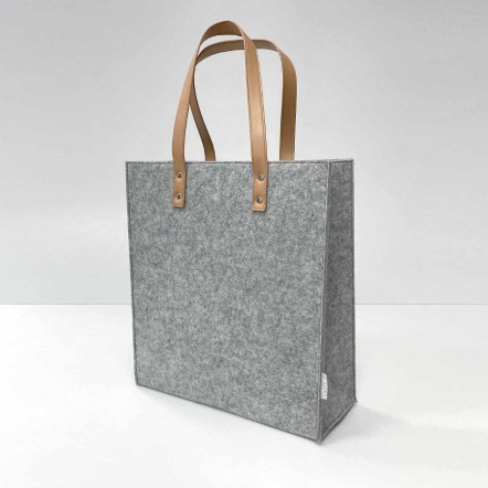 簡約日常毛氈手提包