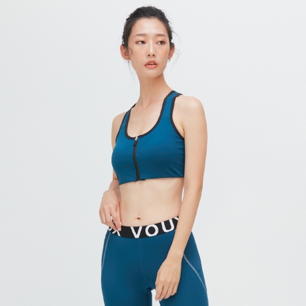 前拉鍊式速乾運動內衣【多色】