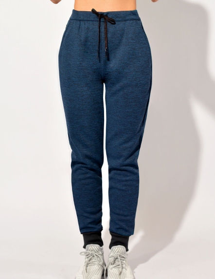 抗菌吸排刷毛束口褲