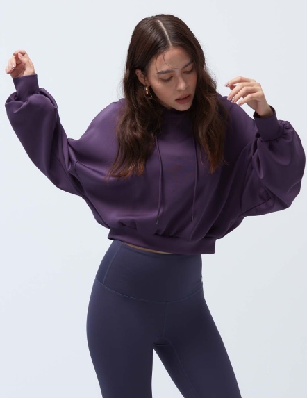 COZEE-抗菌吸排棉柔短版連帽衛衣【多色】