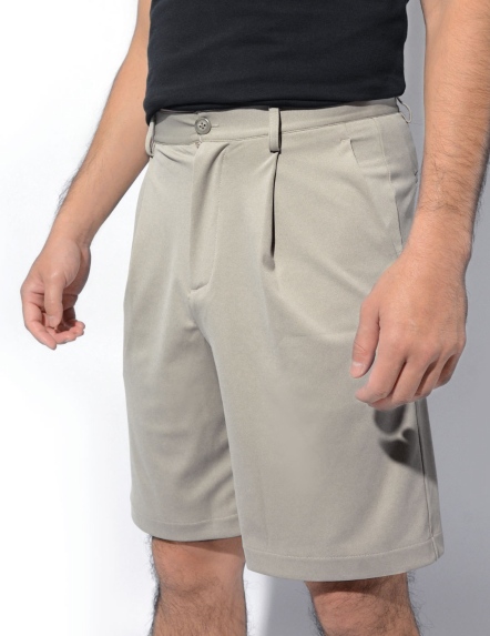 打褶五分短褲【三色】