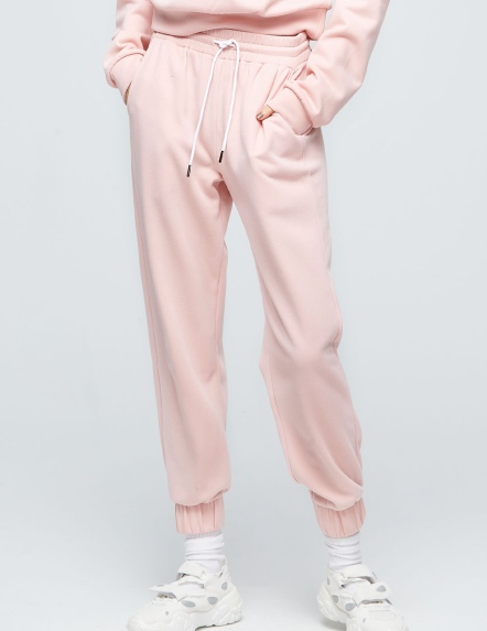 修身抽繩束口褲【三色】