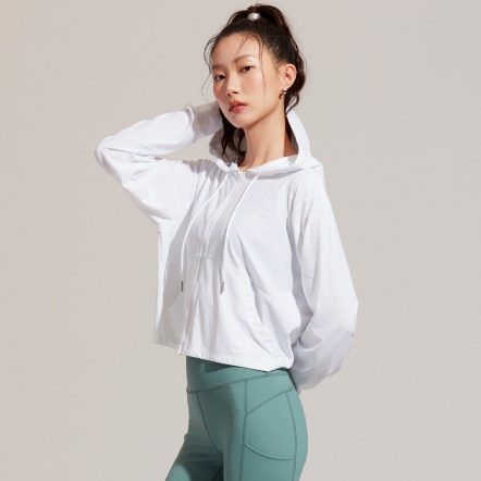 ULTRACOOL-涼感寬版連帽短外套【多色】