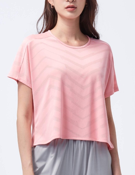 COZEE-緹花短版上衣【三色】