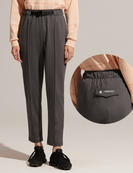 調節扣環合身褲【兩色】