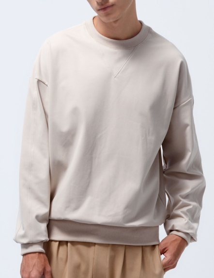 甦活寬版長袖上衣【兩色】