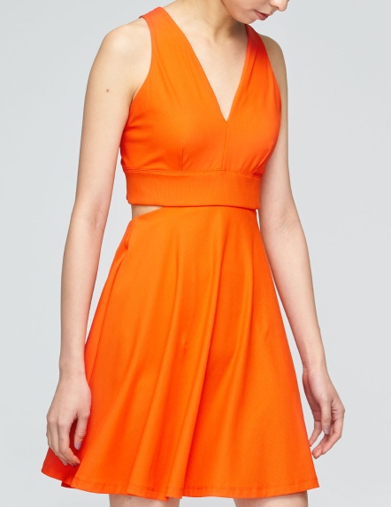 深V鏤空涼感Bra洋裝【多色】