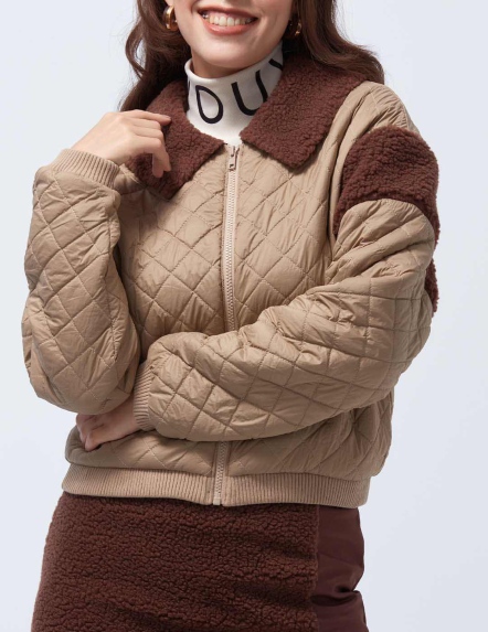 REBOOT-甦活石墨烯棉拼接衍縫外套