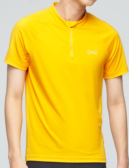 涼感後背透氣拉鍊上衣【三色】