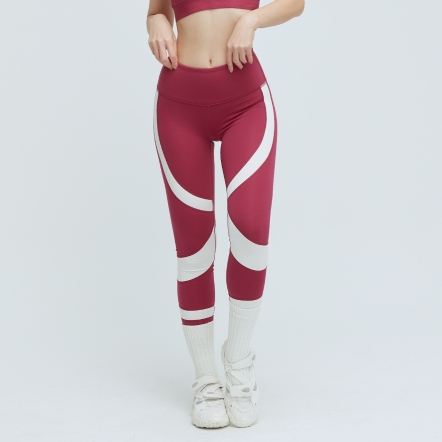 涼感線條拼接魔力緊身褲【多色】