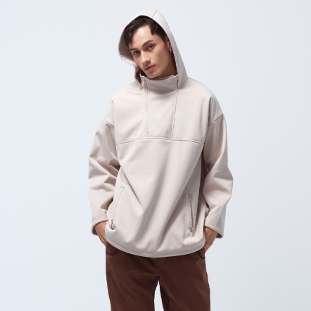 防水透濕刷毛拉鍊衝鋒衣【多色】