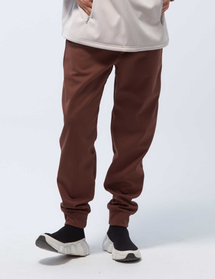 防水透濕刷毛束口褲【兩色】