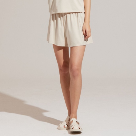 REBOOT動能-鬆緊腰頭A-LINE短褲【多色】