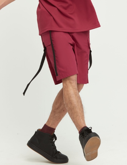 涼感造型工裝短褲【兩色】