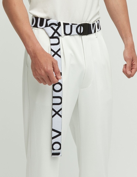 彈性logo快扣腰帶【三色】