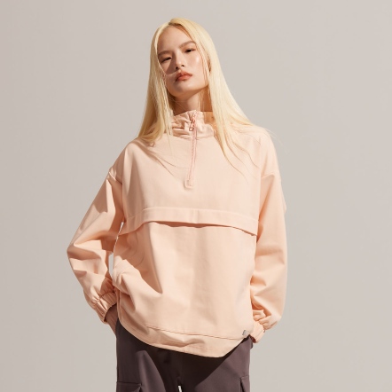 半開襟連帽衝鋒衣【多色】