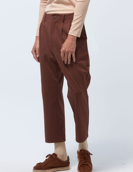 甦活打摺休閒九分褲【兩色】